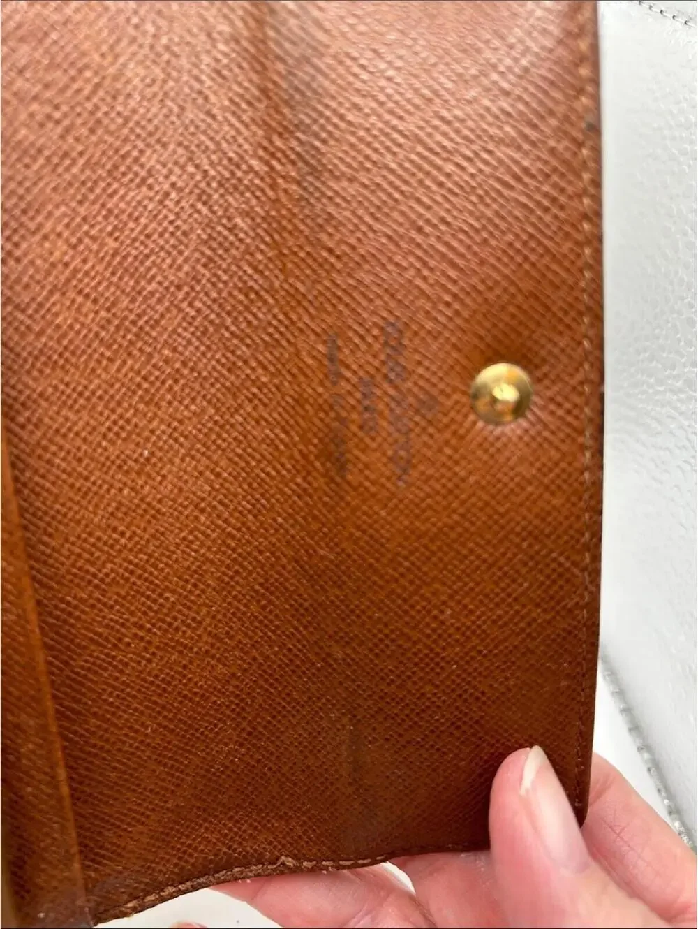Louis Vuitton Porte Tresor Etui Papiers Trifold Wallet monogram canvas Good/Fair
